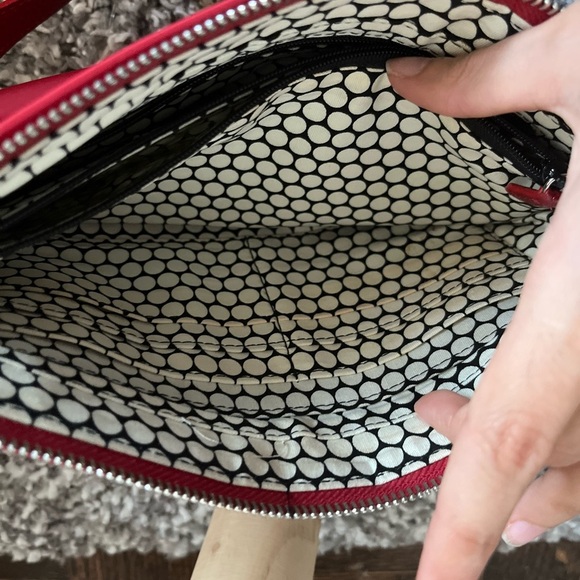 Brighton VTG Red Crossbody Nylon Bag - Picture 15 of 16